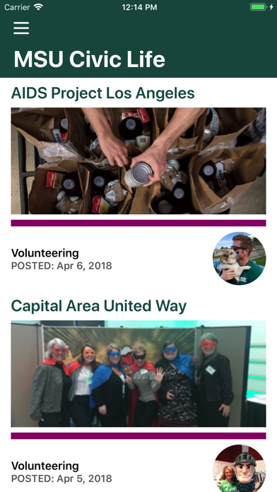 Screenshot #1 pour MSU Civic Life