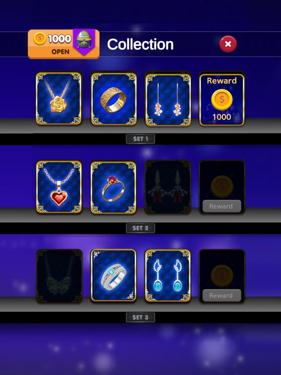 Jewel Stars - Link Puzzle Game iPad screenshot