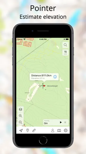 Screenshot von Topo Maps - Sweden auf dem iPhone 2