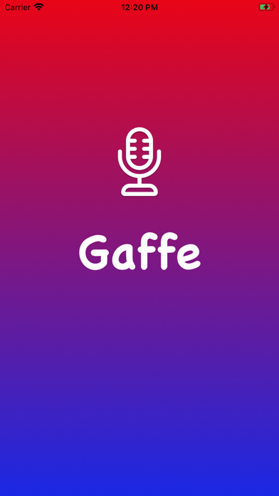 Gaffe: Political Soundboard Screenshot
