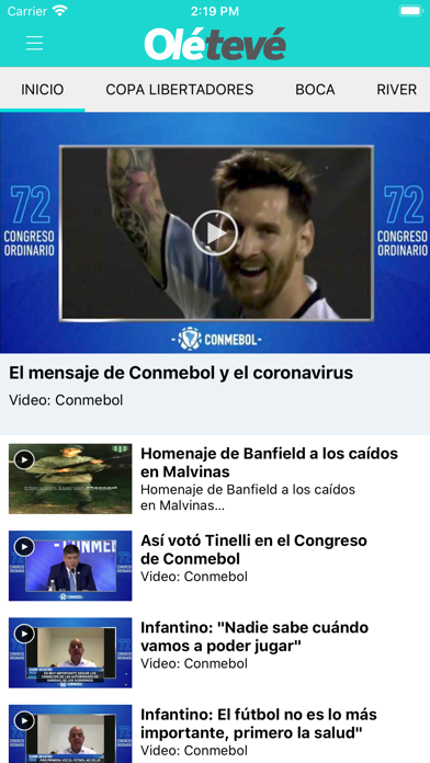 Screenshot #1 pour OléTevé