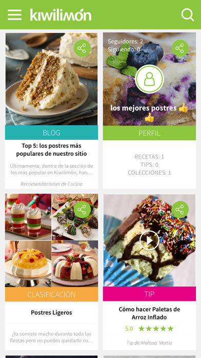Screenshot #3 pour Recetas Kiwilimón