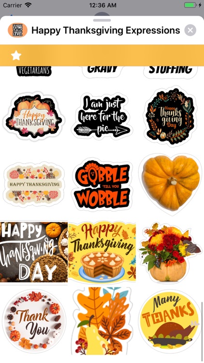 Happy Thanksgiving Expressions screenshot-5
