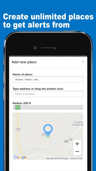 GPS Tracker and Locator Chirp Screenshot
