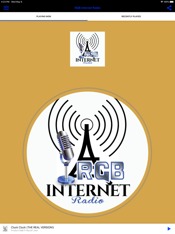 RGB Internet Radio iPad screenshot 1 - Music app