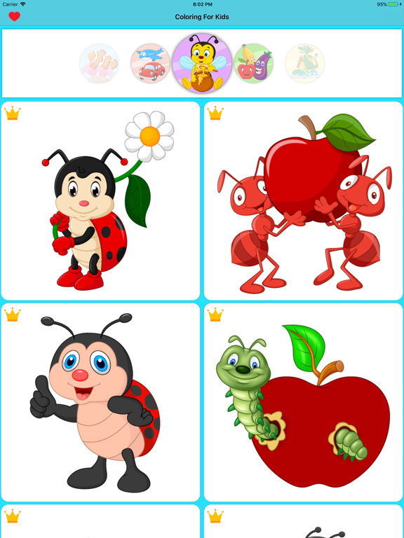 Fun Coloring Pages for Kids iPad screenshot 4 - Education app