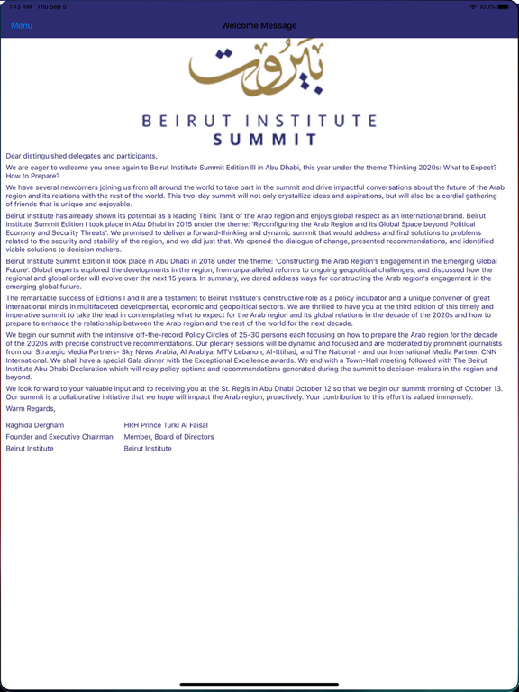 Screenshot #4 pour Beirut Institute Summit