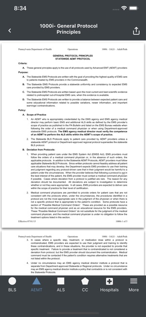 PA EMS Protocols(圖2)-速報App