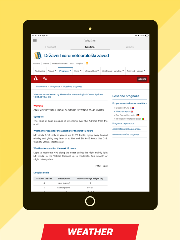 SeaHelp iPad screenshot 6 - Navigation app