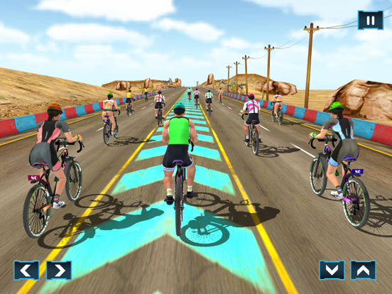 BMX Bicycle Racing Game iPad screenshot