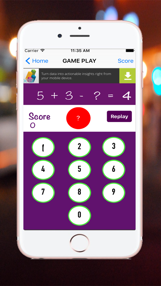 easy math game  + - 1.7 - (iOS)