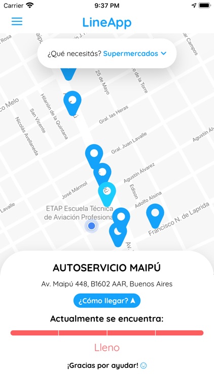 LineApp - Tu salida más segura screenshot-3