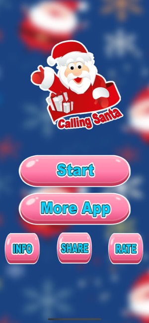 Calling Santa Claus.