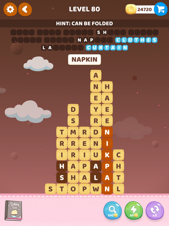 Screenshot #6 pour Stack Cookies Word Puzzle Game