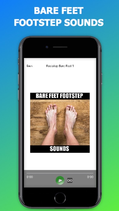 Screenshot #1 pour Bare Foot Footstep Sounds
