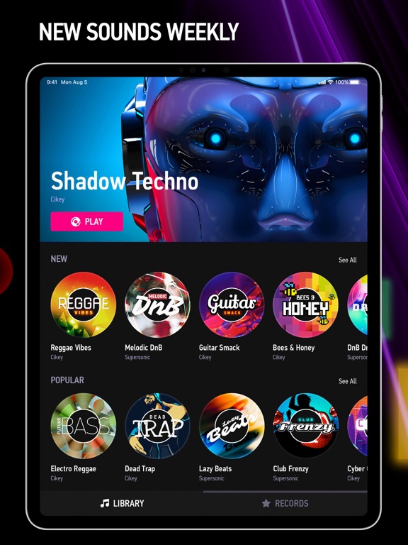 Rotorbeat - Music & Beat Maker iPad screenshot 3 - Music app