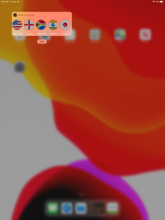 World Clocks - Widget iPad screenshot 7 - Utilities app