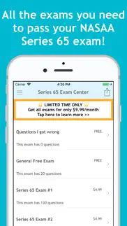 series 65 exam center iphone screenshot 4