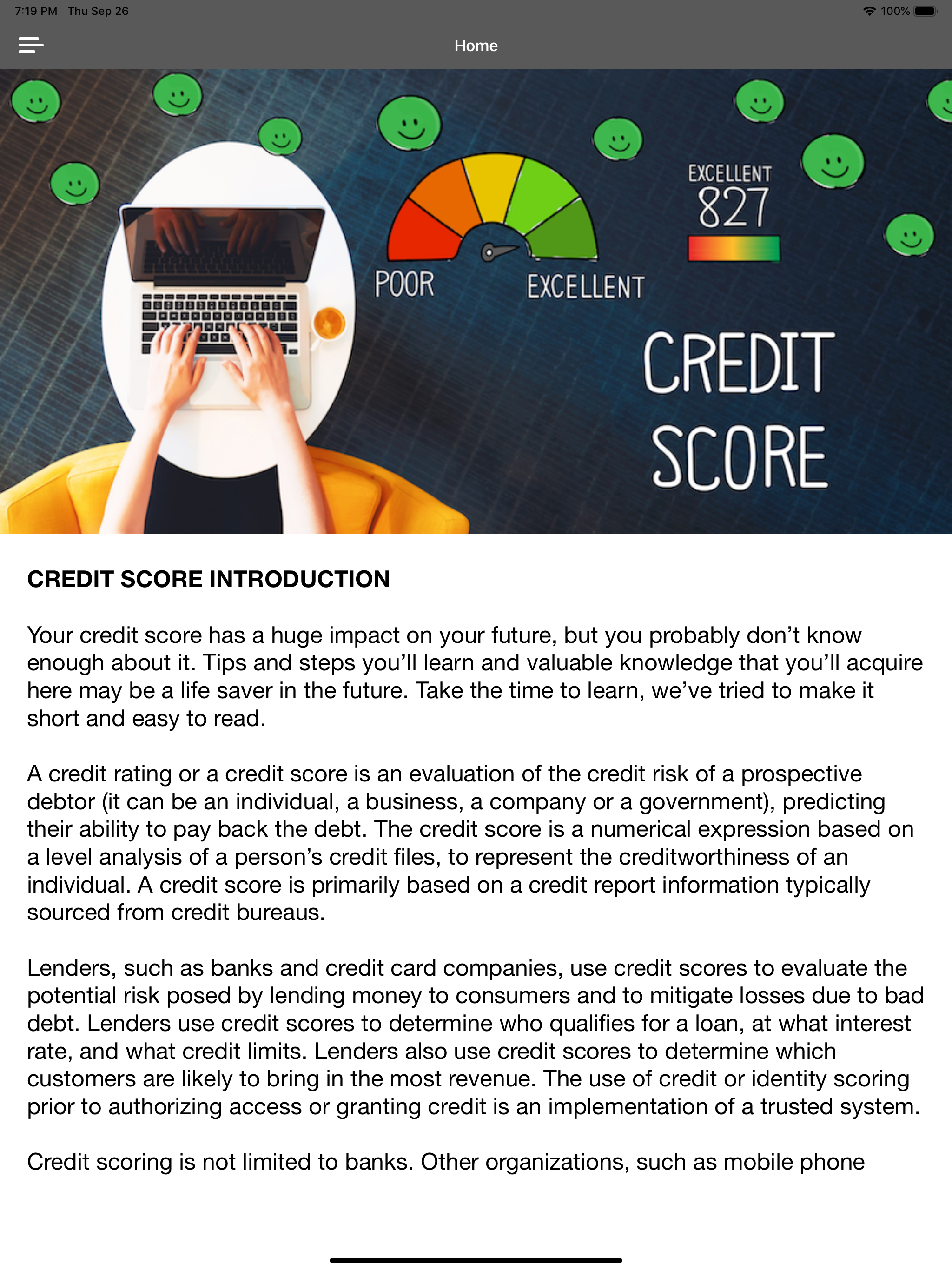 Credit Score & Repair Guide
