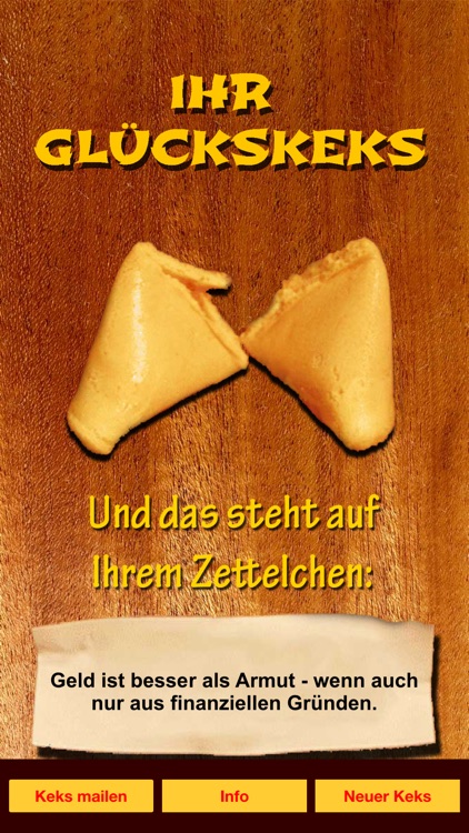 Glückskekse