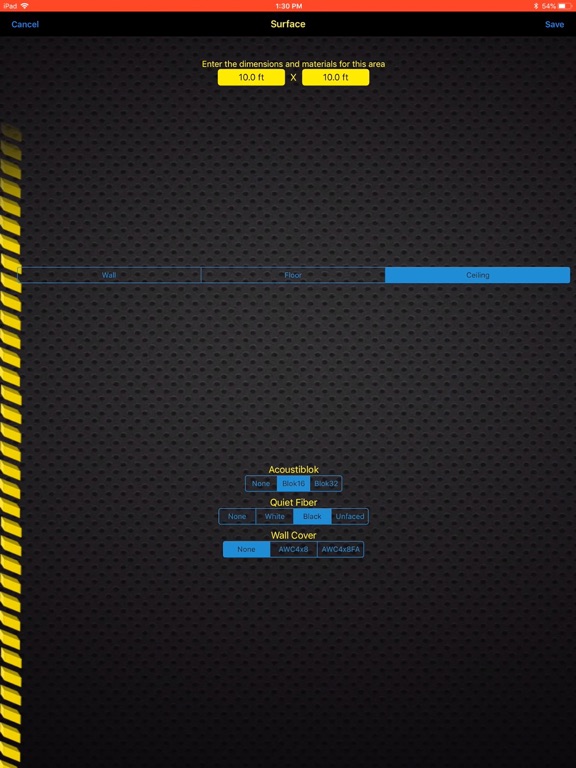 Acoustiblok Sound Analyzer iPad screenshot 6 - Business app