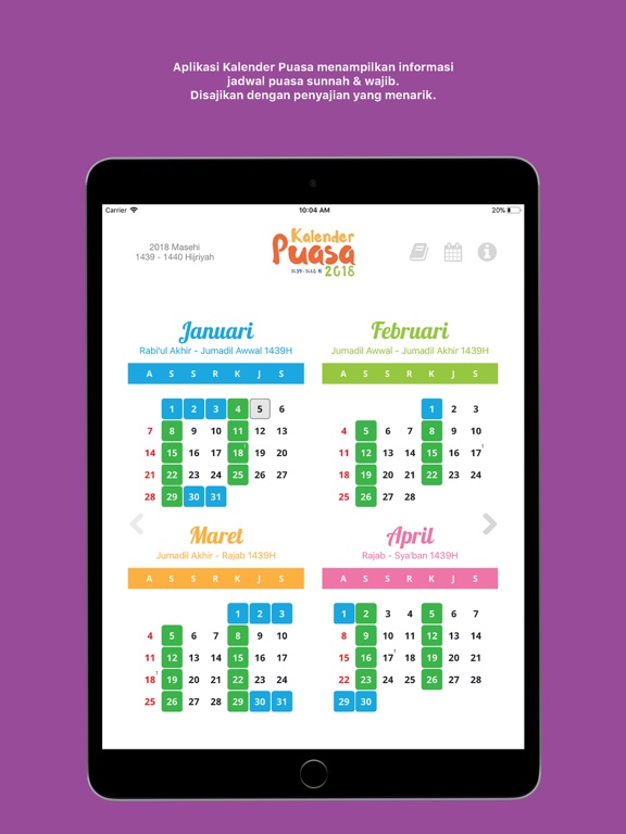 Screenshot #4 pour Kalender Puasa