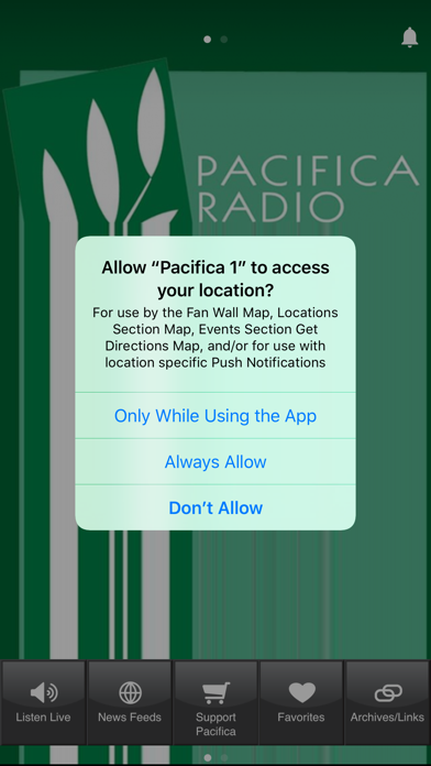 Pacifica Radio screenshot