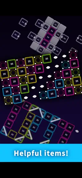 Game screenshot Bricks Breaker Neon 9 apk