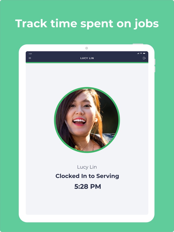 #4. GetHired Time Clock (iOS) 由: GetHired Inc