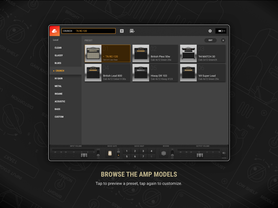 BIAS AMP 2 - for iPad iPad app afbeelding 2