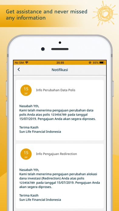 My Sun Life Indonesia Screenshot