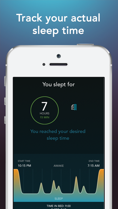 Sleep Science Alarm Clock Screenshot