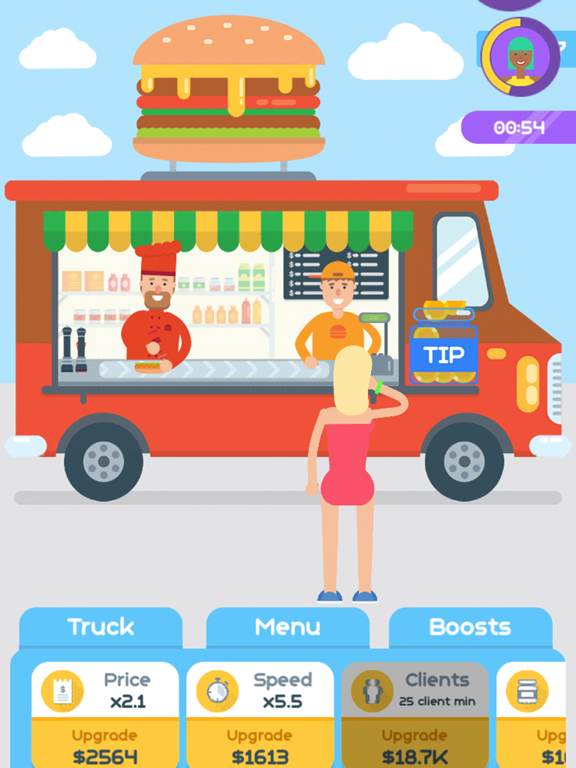 Food Truck Idle iPad screenshot