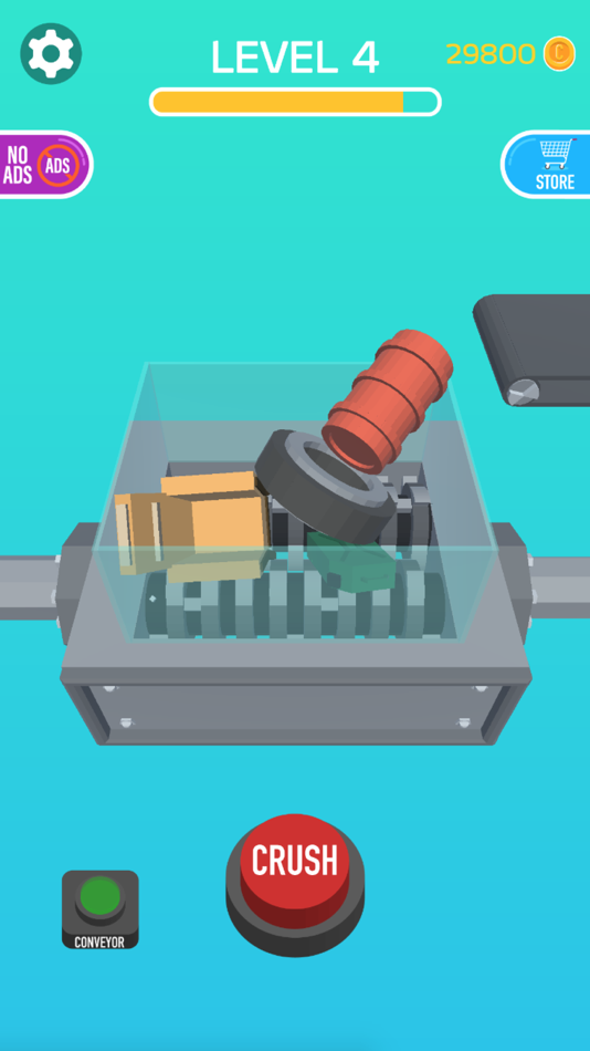#4. Shredding Machine (iOS) 由: Nikita Semenov