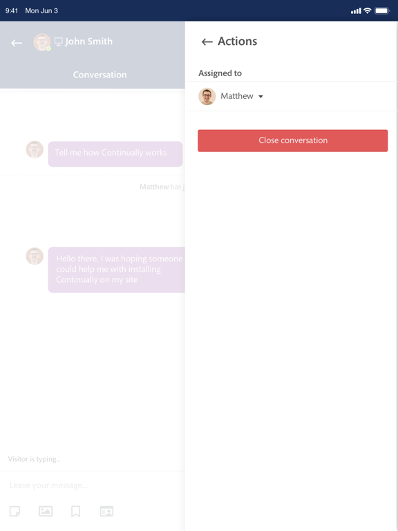Screenshot #4 pour Continually Live Chat