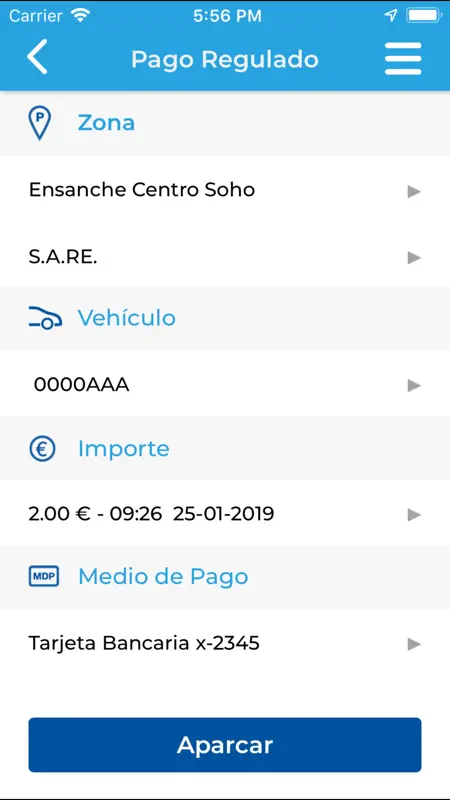 Aparcamientos Málaga SMASSA screenshot 3 of 4