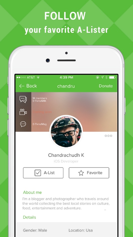 #4. A-List Chat (iOS) 由: Olivier Rossi