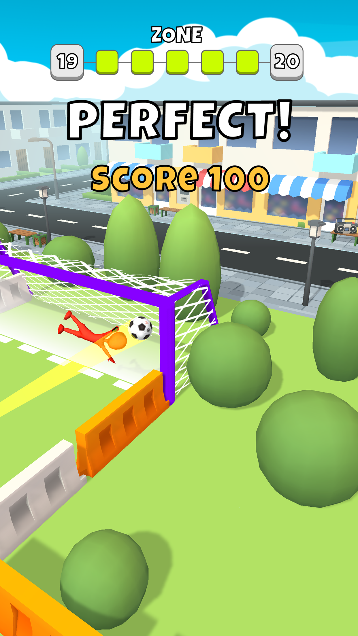 Crazy Kick! Fun Football game screenshot 2