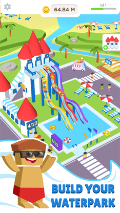 Idle Waterpark 3D Fun Aquapark screenshot 1