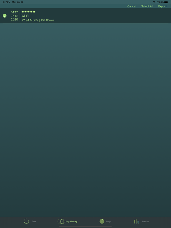 Internet Quality iPad screenshot 5 - Utilities app