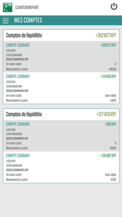 Screenshot #3 pour BNP Paribas Calédonie Mobile