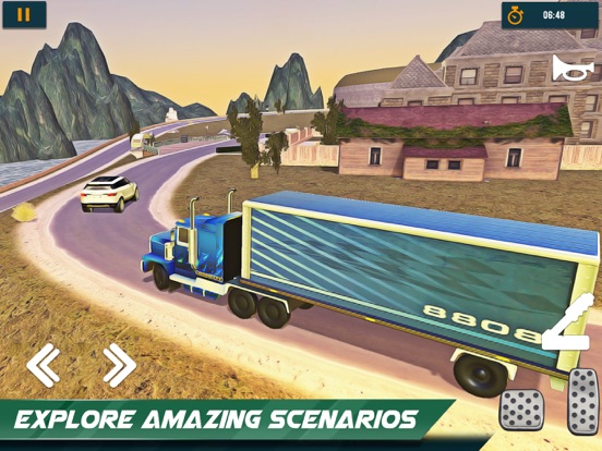 Screenshot #4 pour Cargo Heavy Truck Simulator 3D