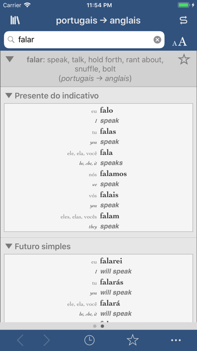 Screenshot #2 pour Ultralingua portugais-anglais