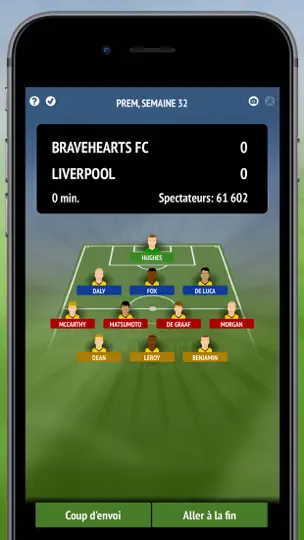 Capture d'écran de Football Chairman sur iPhone 3