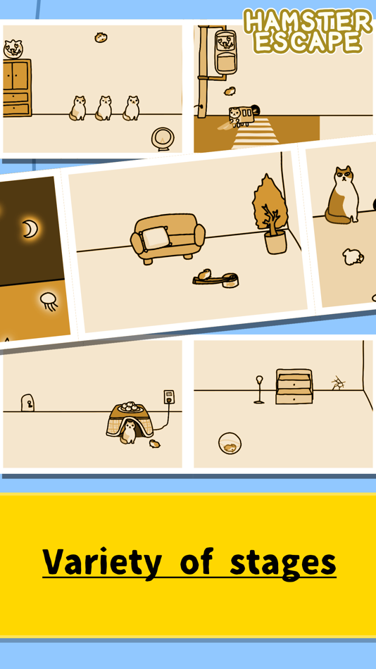 #3. Hamster Escape Game (iOS) 由: Yoku Takahashi