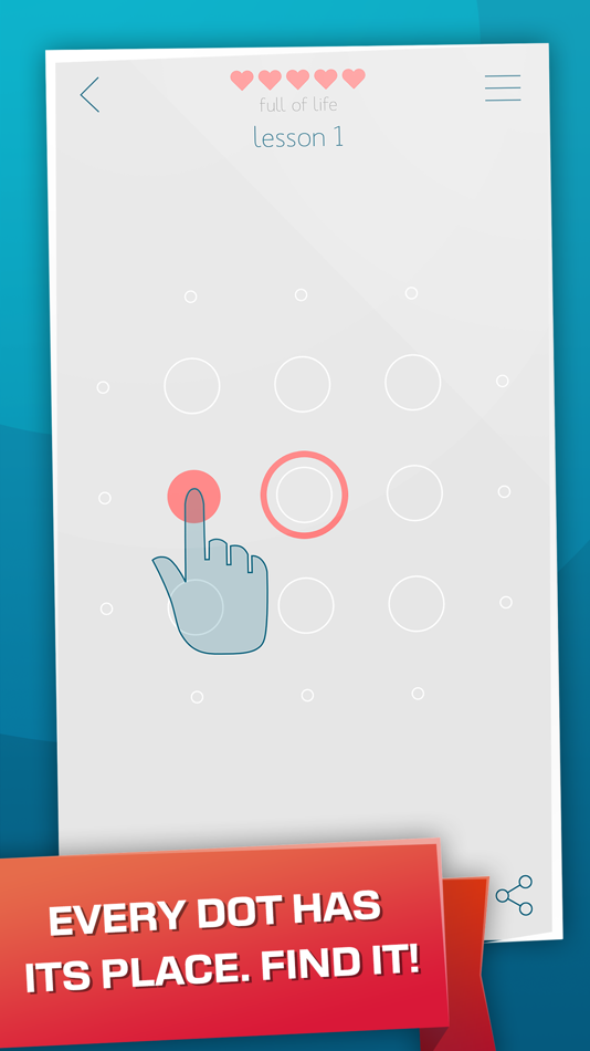 #1. Lost Dots Sliding Brain Puzzle (iOS) 由: Aleksandar Milosavljevic
