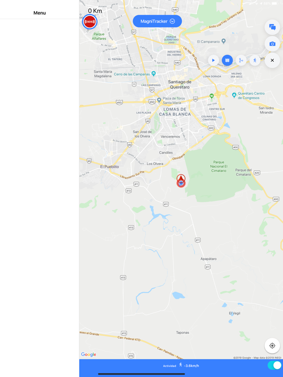 MagniTracker iPad screenshot 5 - Navigation app