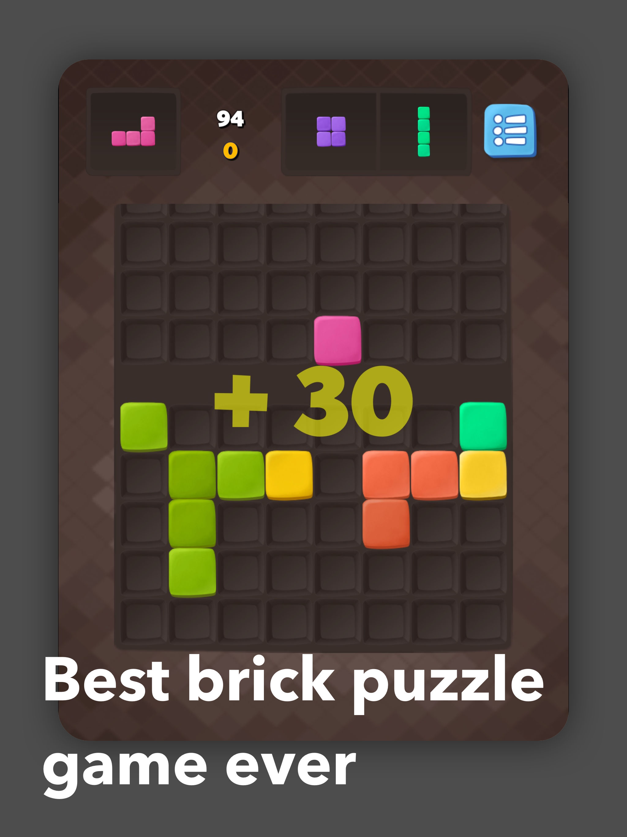 Quadris - new brick puzzle
