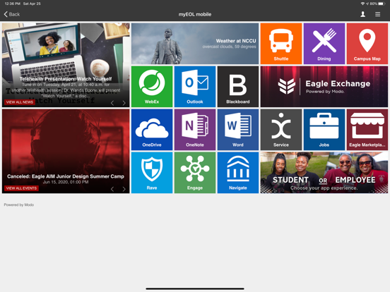 myEOL Mobile App iPad screenshot 3 - Education app
