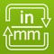 Icon Inches to mm converter